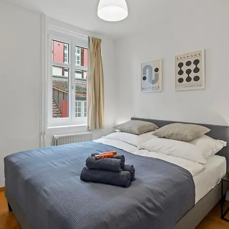 True - Stadtwohnung I Rheinblick Apartamento Basilea